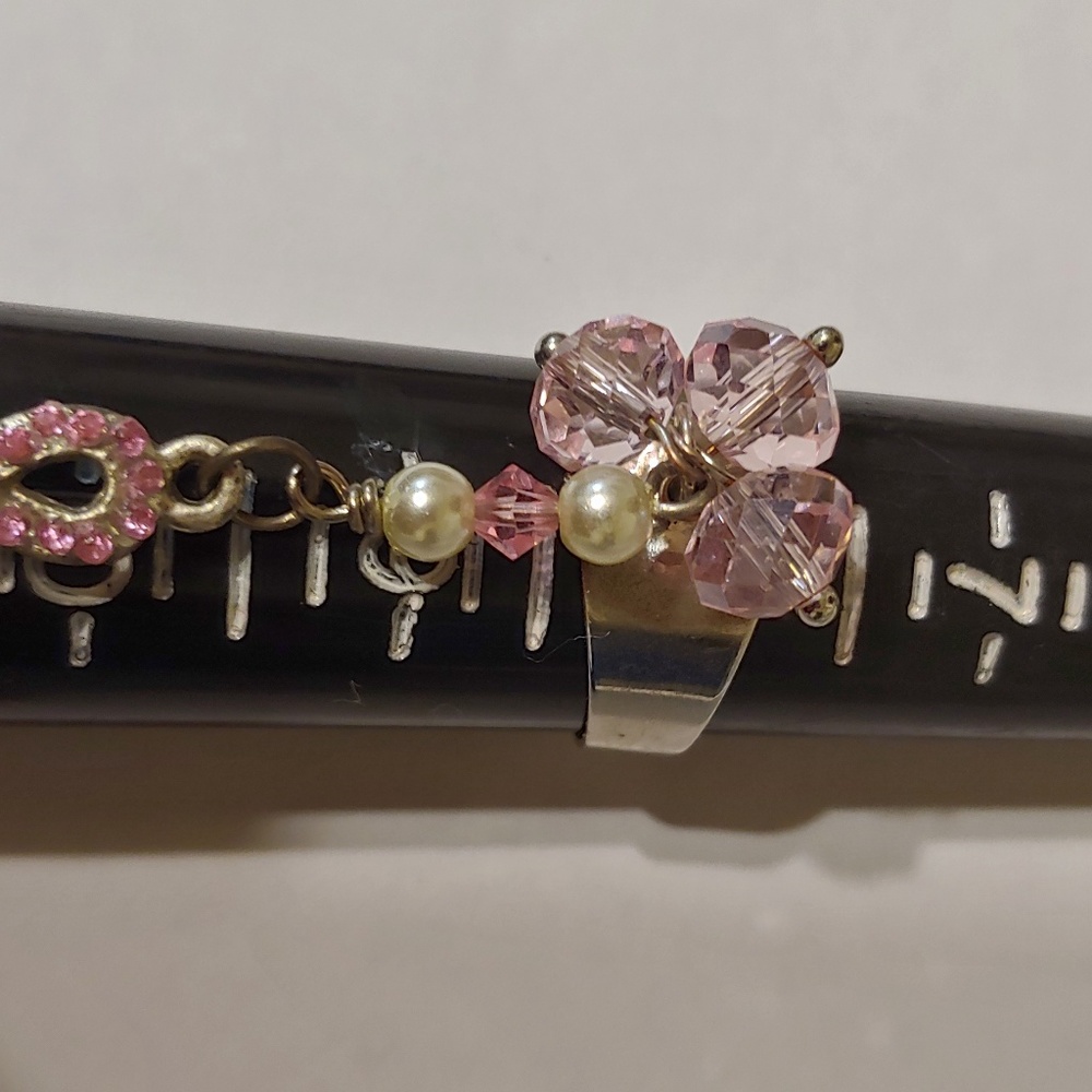 Handmade with ❤ adjustable ring - Picture 3 of 3
